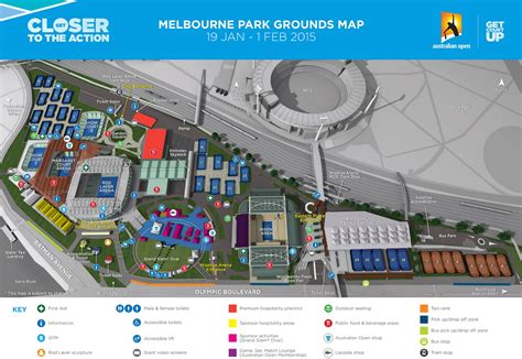 Australian Open maps