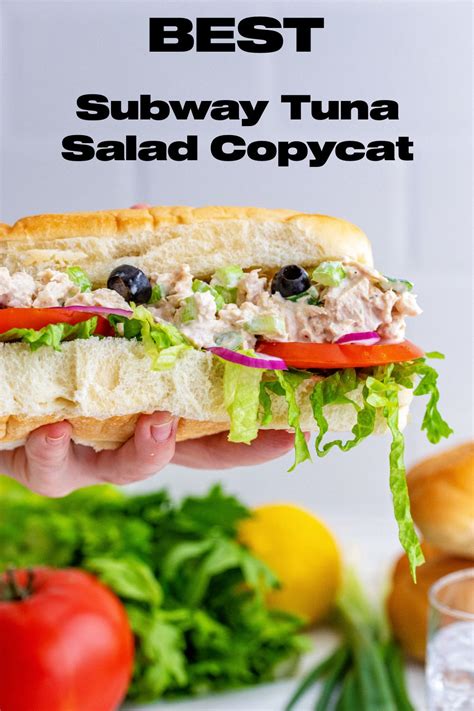 BEST Subway Tuna Copycat Recipe!!! | Best tuna salad recipe, Tuna salad recipe, Tuna salad ...