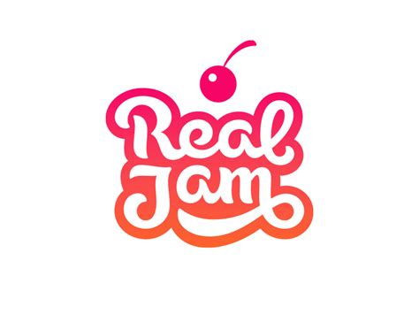 Real Jam | Cake logo design, Lettering design, Logo design