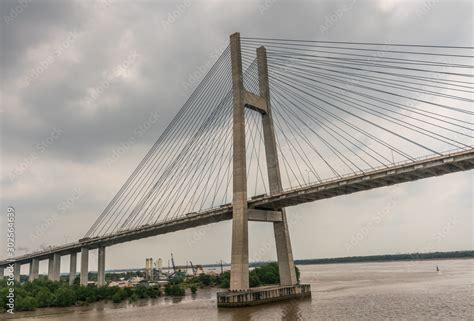 Ho Chi Minh City, Vietnam - March 12, 2019: Long Tau and song Sai Gon rivers meeting point ...