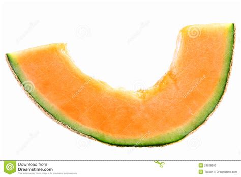 Cantaloupe slice stock image. Image of fruit, melon, ripe - 29928953