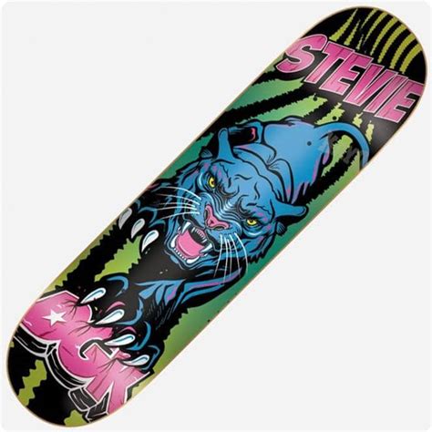 DGK Stevie Blacklight Skateboard Deck 8.25'' - SKATEBOARDS from Native ...