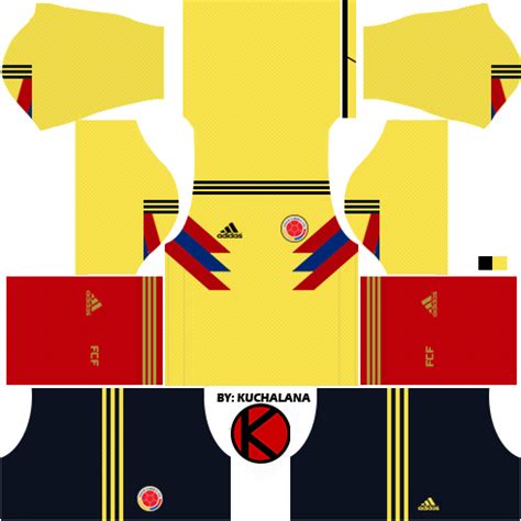 Colombia 2018 World Cup Kits - Dream League Soccer Kits - Kuchalana