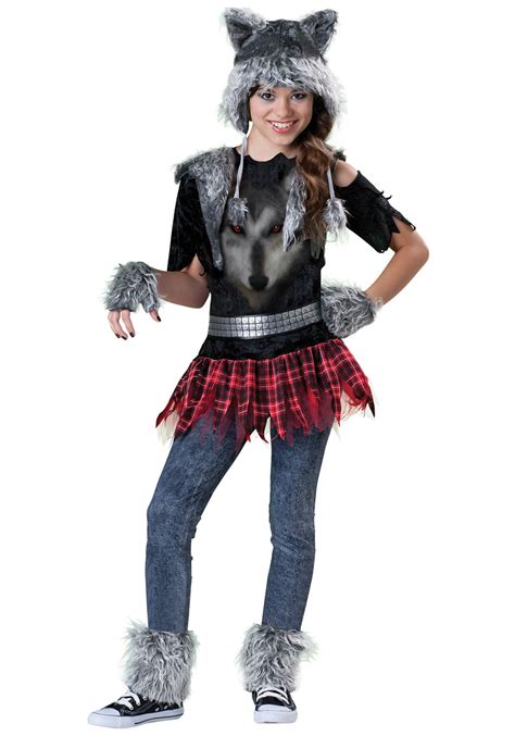 Tween Werewolf Costume | Werewolf Halloween Costume for Girls