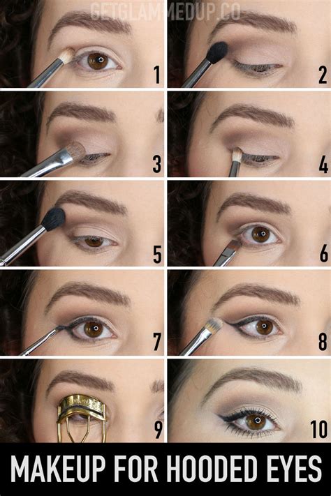 VIDEO: Eye Makeup for Hooded Eyes - How to Apply Eyeshadow, Liner, Brows: GetGlammedUp ...