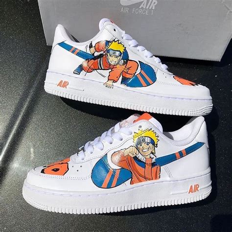 Custom Naruto Shoes For Air Force 1 Graffiti Hand Painted Sneaker - The ...