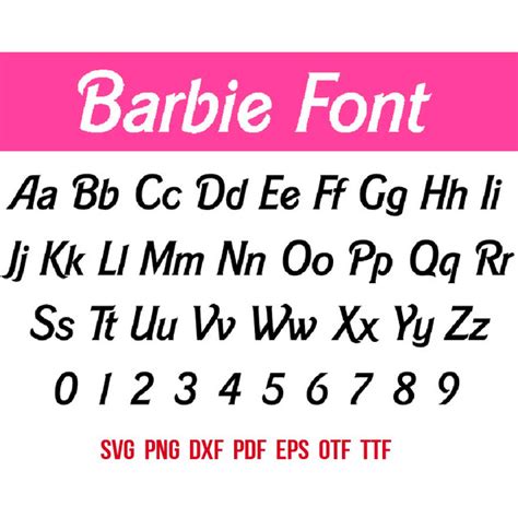 Barbie Font svg, Barbie Logo Princess svg, png - Inspire Uplift