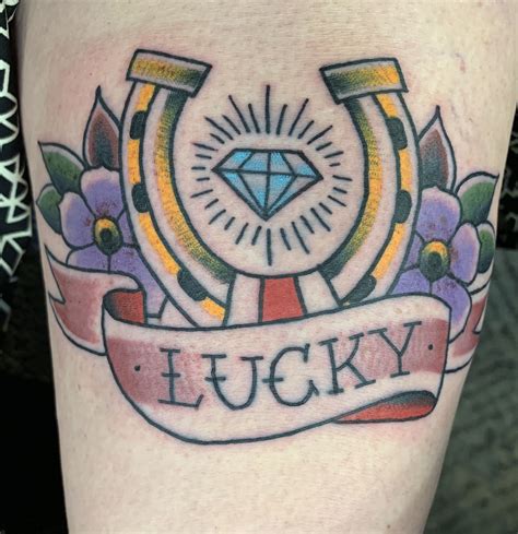 Lucky Tattoo | Lucky tattoo, Triangle tattoo, Tattoos