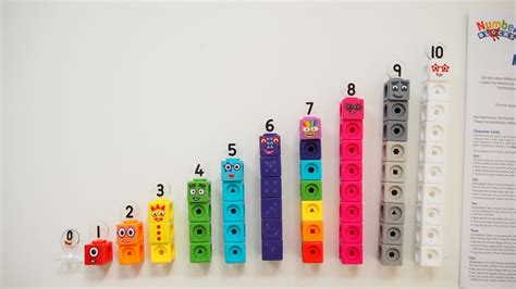 Numberblocks 1-10 made of New Mathlinkcubes 2021【2021】 | 印字, 算数, ブロック おもちゃ