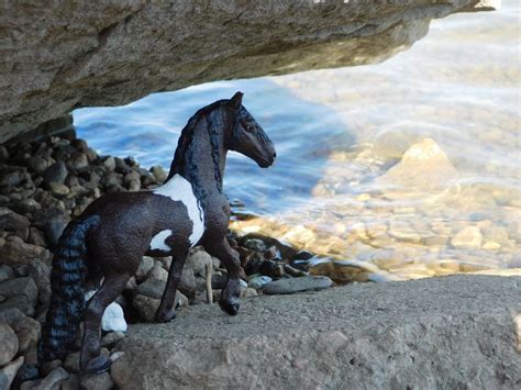 AWP: Schleich - at first I thought it was a mountainscape in the background, but found it was ...