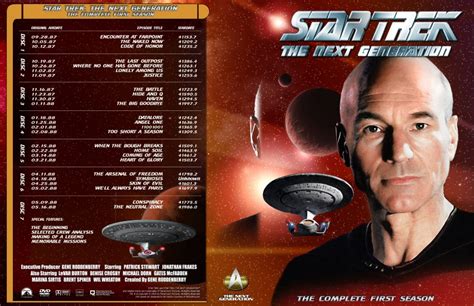 Star Trek: The Next Generation Season 1 - TV DVD Custom Covers - 82Star ...