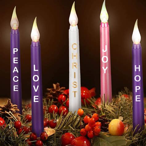 Advent Wreath Candles