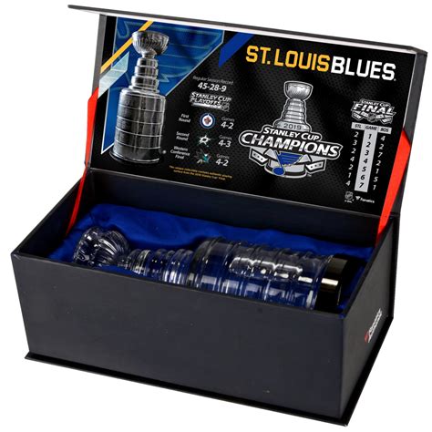 St. Louis Blues 2019 Stanley Cup Champions Crystal Stanley Cup - Filled ...