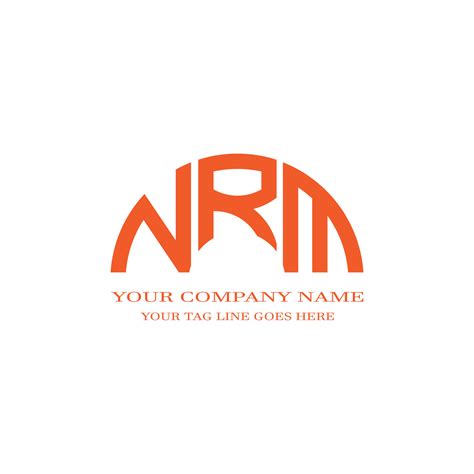 NRM letter logo creative design with vector graphic 8145229 Vector Art ...