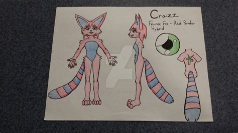 Crazz the Fennec Fox-Red Panda Hybrid by RiseLunaEffervescenc on DeviantArt