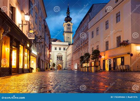 Linz, Austria. stock photo. Image of buildings, exterior - 176349466