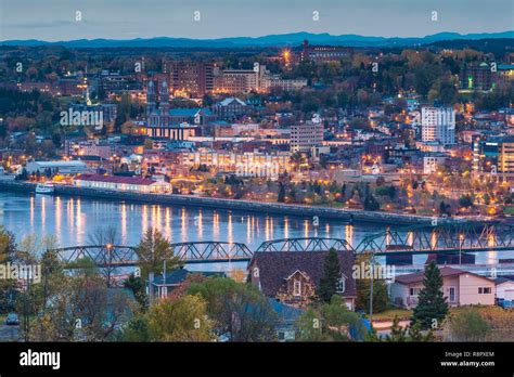 Canada, Québec, région du Saguenay-Lac Saint-Jean, Fjord du Saguenay, Saguenay-Chicoutimi ...