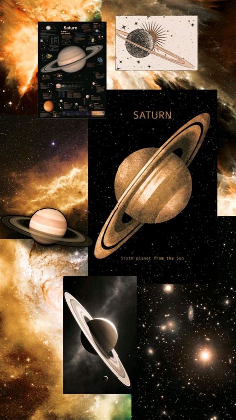 Saturn Planet Wallpaper Aesthetic