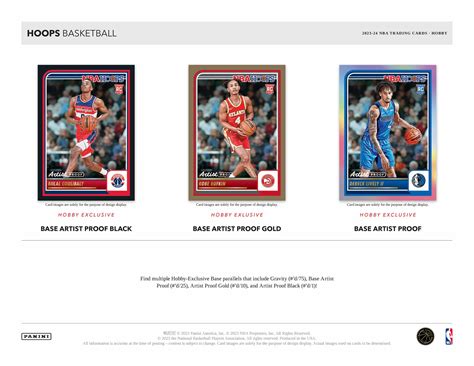 2023-24 Panini Hoops NBA Basketball Cards