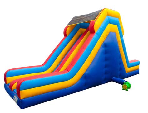 The 16' Dual Climb and Slide Bouncer - Kicks and Giggles USA | The Premiere Inflatable Moonwalk ...