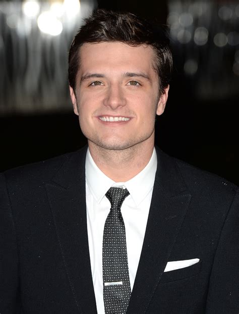 Josh Hutcherson at the Catching Fire world premiere - Josh Hutcherson ...