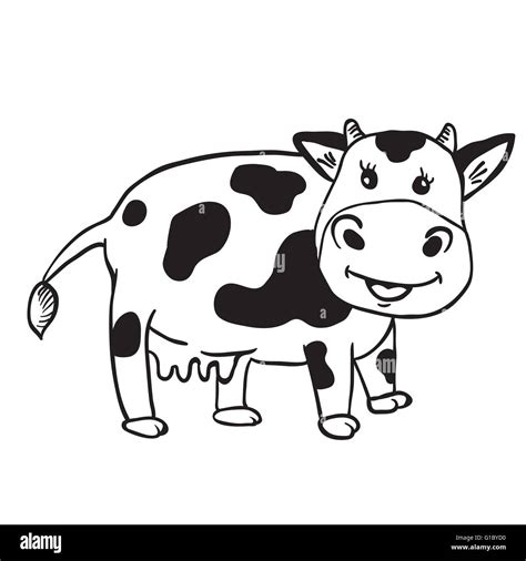 Cow Clip Art Black And White