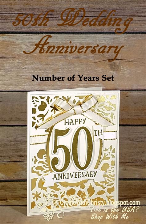 50th Wedding Anniversary Card [Create With Christy]