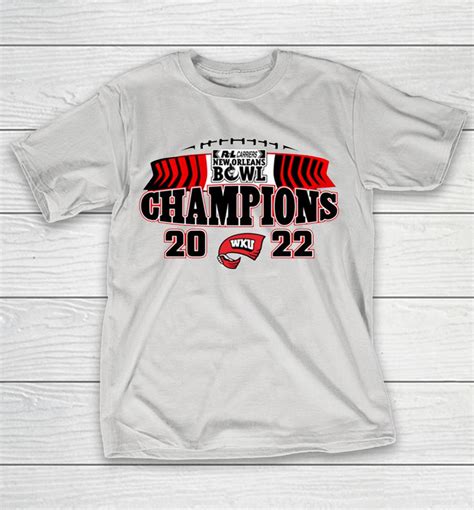 R+L Carriers New Orleans Bowl Western Kentucky 2022 Champions Shirts | WoopyTee