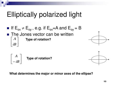 PPT - Polarization Jones vector & matrices PowerPoint Presentation - ID ...