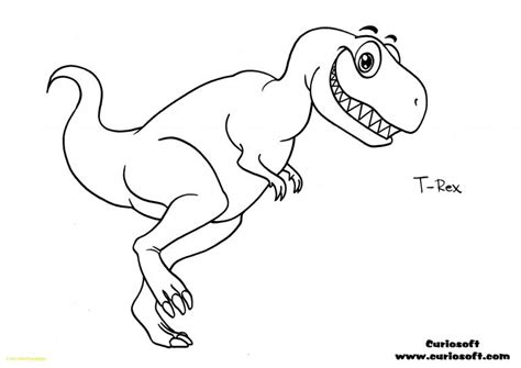 Baby T Rex Coloring Page | BubaKids.com