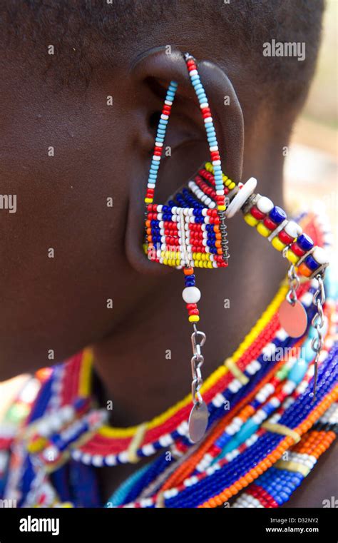 Maasai beadwork, Kenya Stock Photo - Alamy