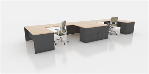 Classic U-Shape Desks | Rectangular Executive Desk