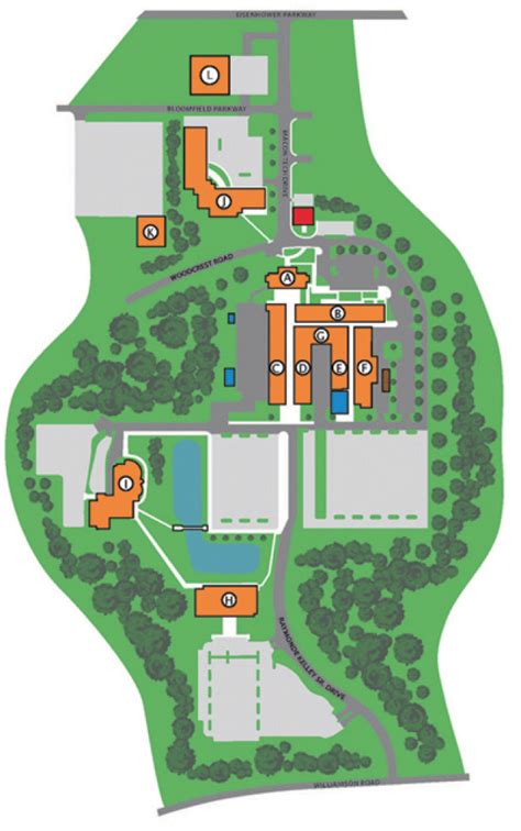 Middle Georgia State University Campus Map - Printable Map