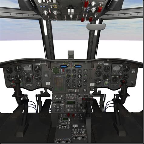 CH-47 CH47 chinook cockpit PerspectX army military 3D model extreme « Perfect Visualization ...