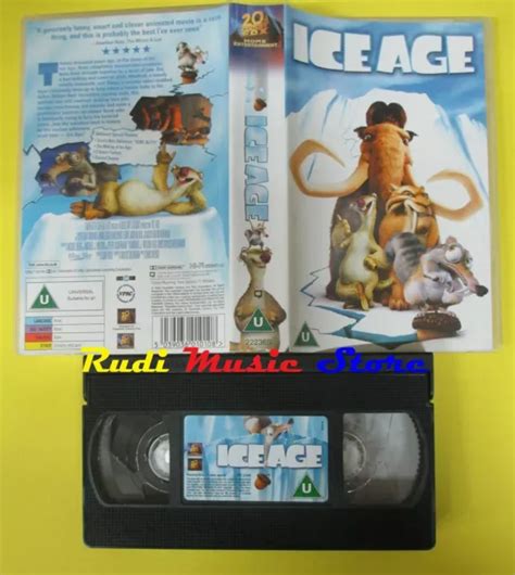 FILM VHS ICE AGE l'era glaciale 2002 cartone 20TH CENTURY FOX 22236S(F46) no dvd EUR 3,90 ...