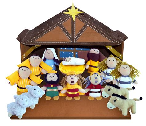 Nativity Plush 11 Piece Play Set (Other) - Walmart.com - Walmart.com