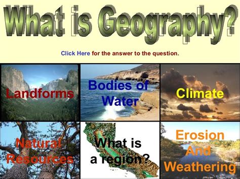 What is Geography