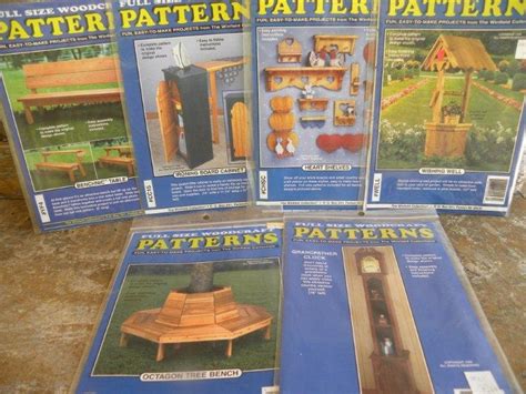 Items similar to Seven Complete FULL SIZE Woodcraft Patterns Unopened ...