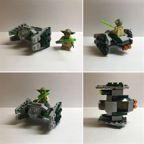 [MOC] Making my own Microfighters. First up: Yoda’s Starfighter! : r/lego