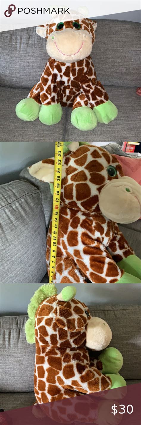 Large Giraffe Stuffed Animal 23 inches tall Large Giraffe, Giraffe Stuffed Animal, Tall, Inches ...