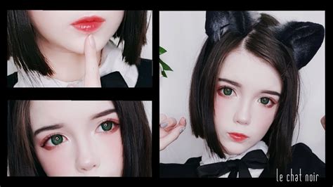 Black Cat Makeup Tutorial - YouTube