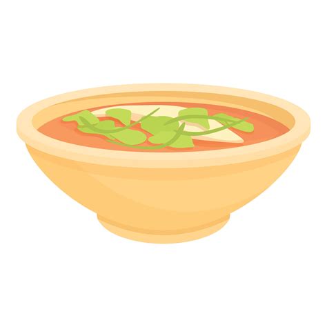 vector de dibujos animados de icono de sopa verde. comida japonesa 14317258 Vector en Vecteezy