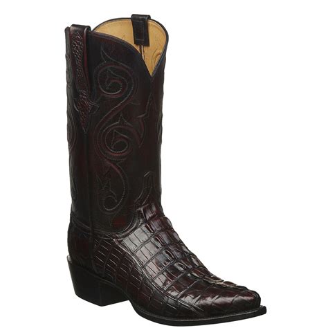 Bc Hbt/Bc Buff Cowboy Boots // Black Cherry (US: 11) - Lucchese - Touch ...