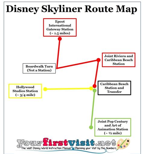 Disney World Skyliner Map Caribbean Beach Resort