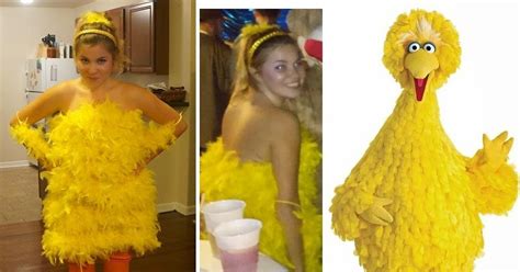 Shenaniganska: Halloween '13 - BIG BIRD from SESAME STREET costume ...