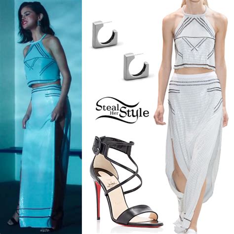 Selena Gomez: 'Wolves' Music Video Outfits | Steal Her Style