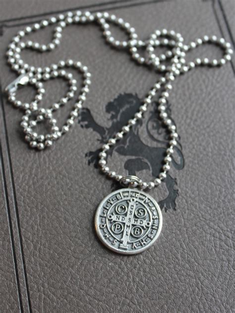 Saint Benedict Medal Necklace by Our Lady's Armory