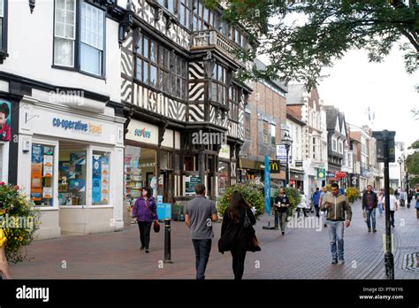 Stafford Town Centre Staffordshire Stock Photo - Alamy