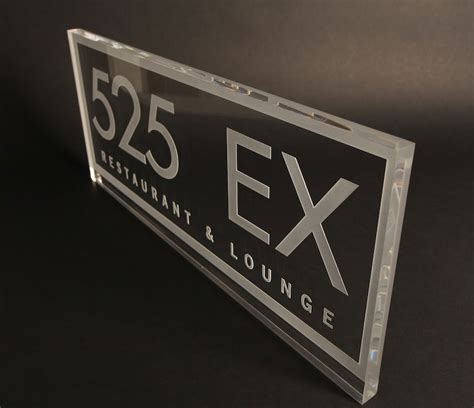 Laser Cut Laser Engraved Acrylic Plexiglass Plaque