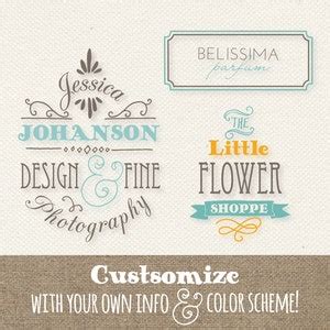 Foodie Logo Design Templates Set 5 // PSD & Vector EPS // Photoshop ...